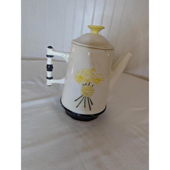 Other - Handmade Vintage 1975 Locking Lid Pitcher Flower Pot Unique